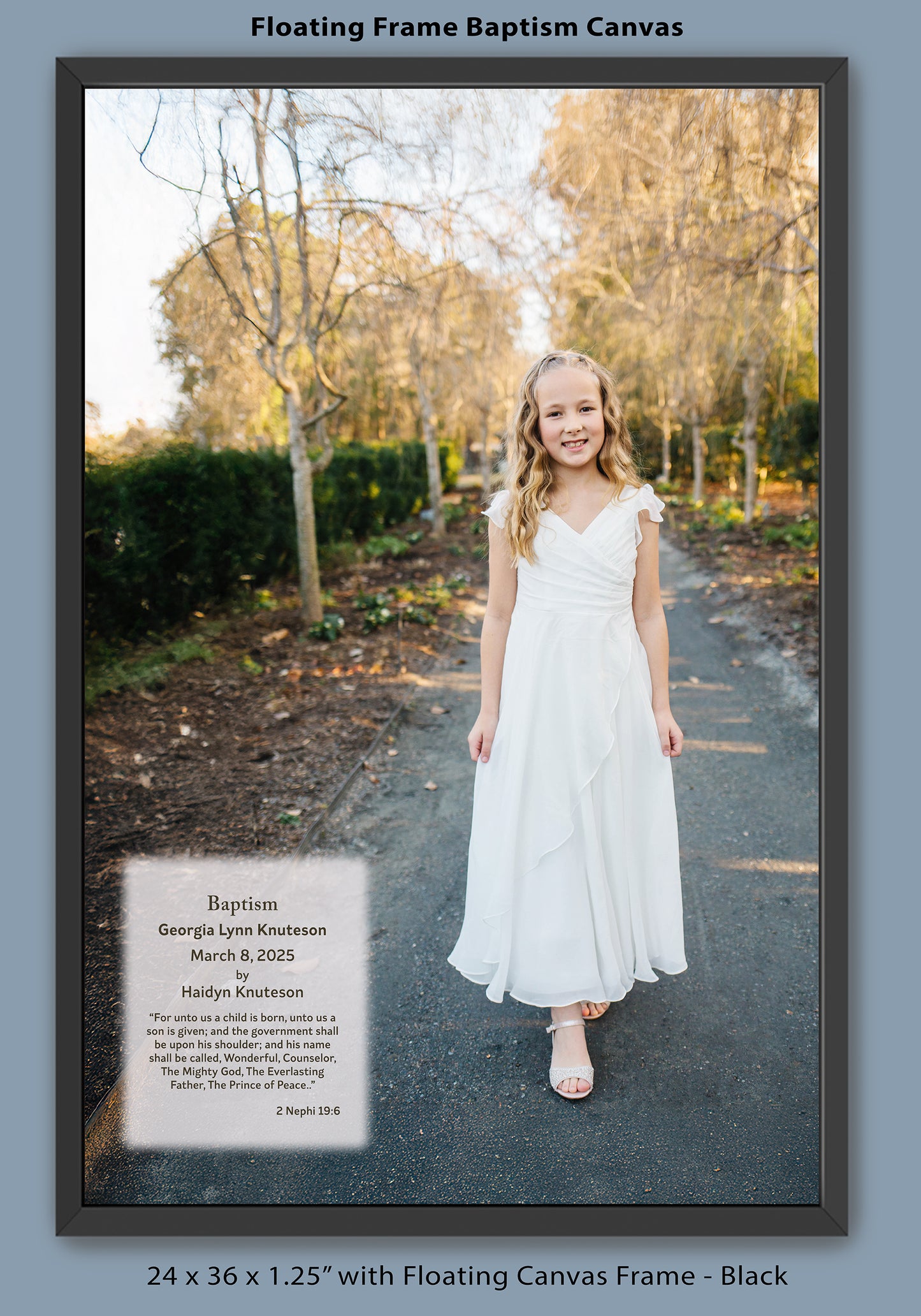 Baptism Canvas