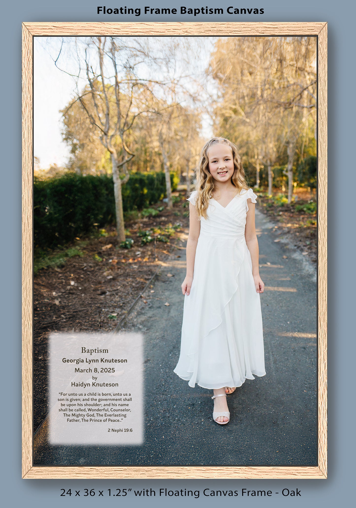 Baptism Canvas