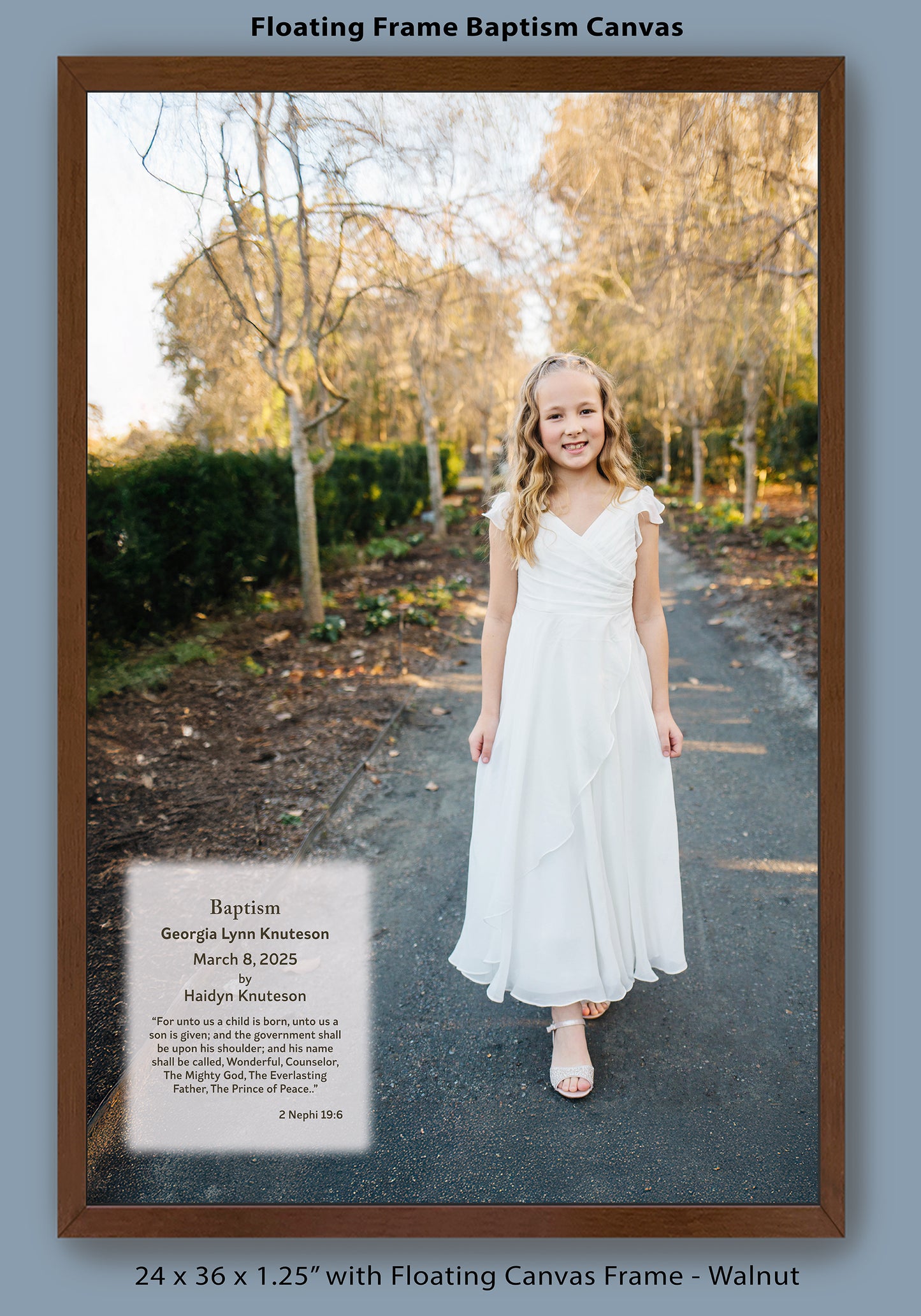 Baptism Canvas