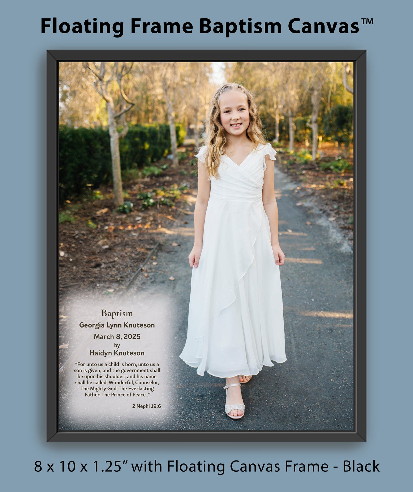 Baptism Canvas