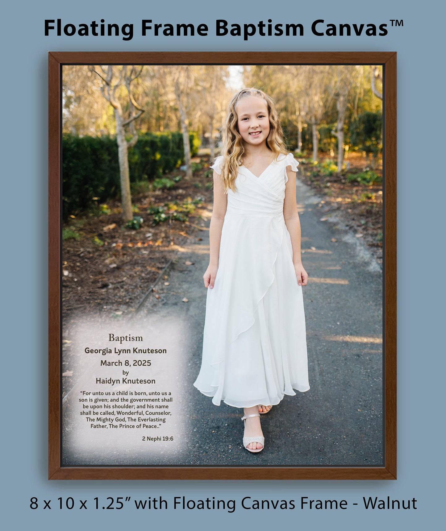 Baptism Canvas