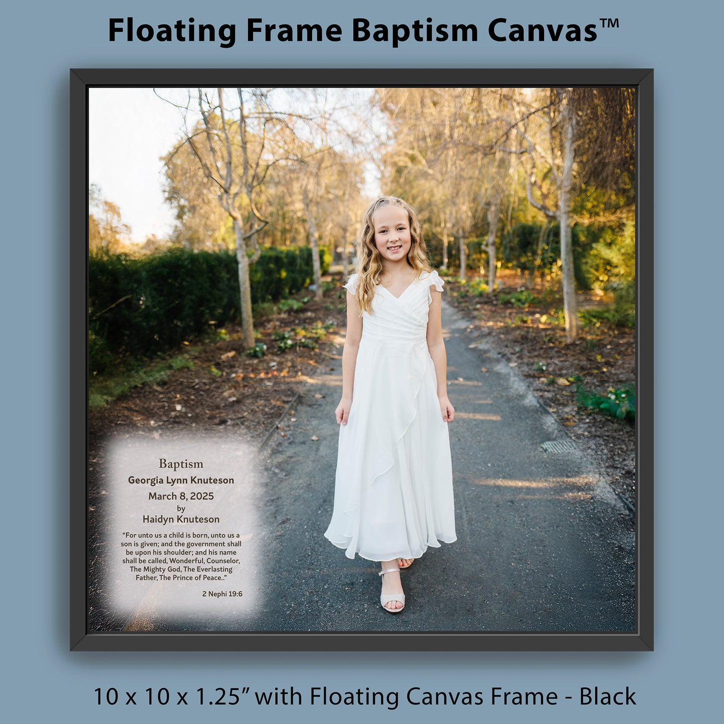 Baptism Canvas