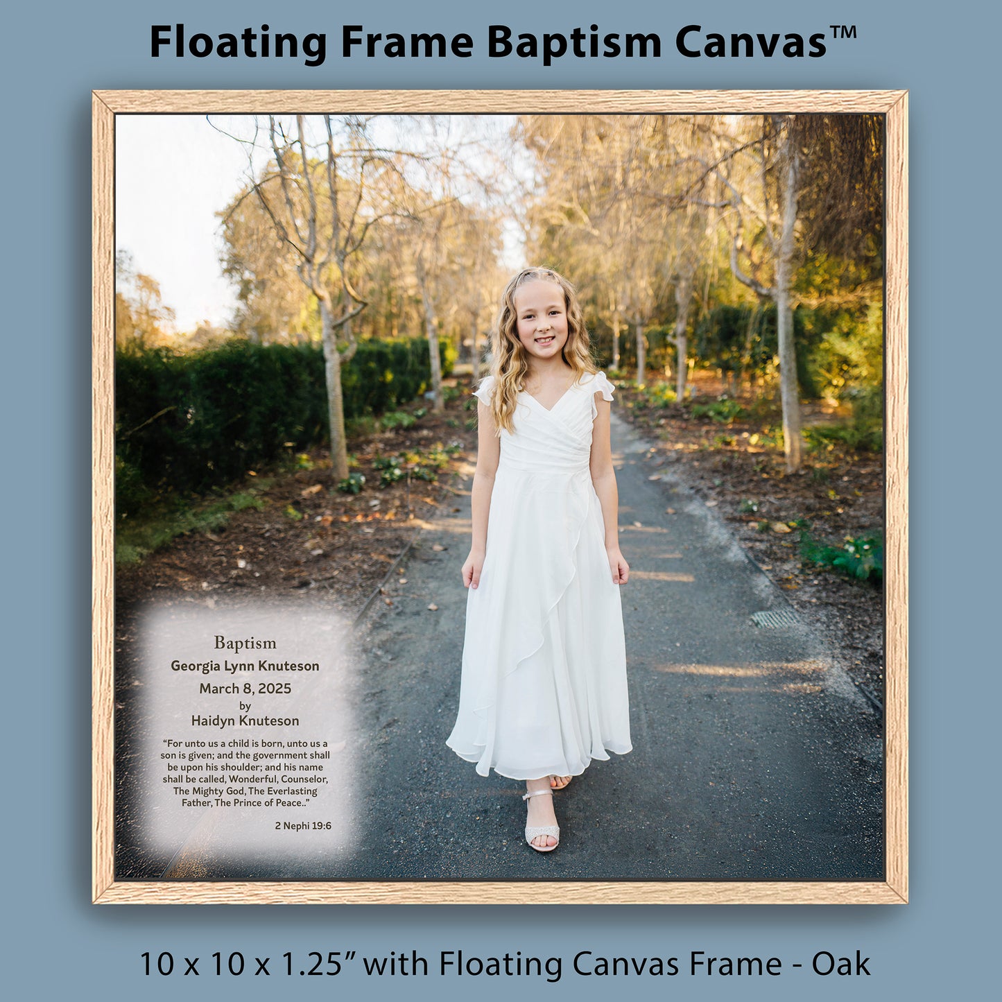 Baptism Canvas