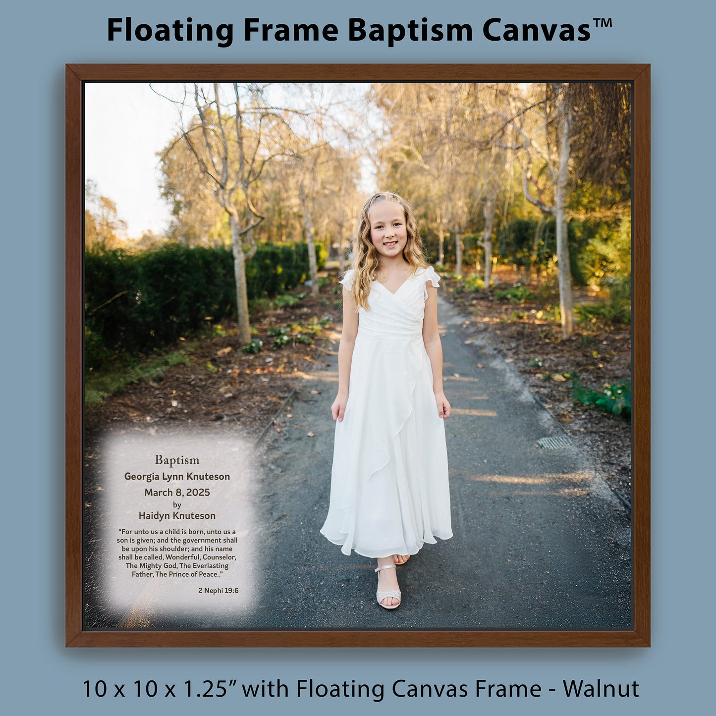Baptism Canvas