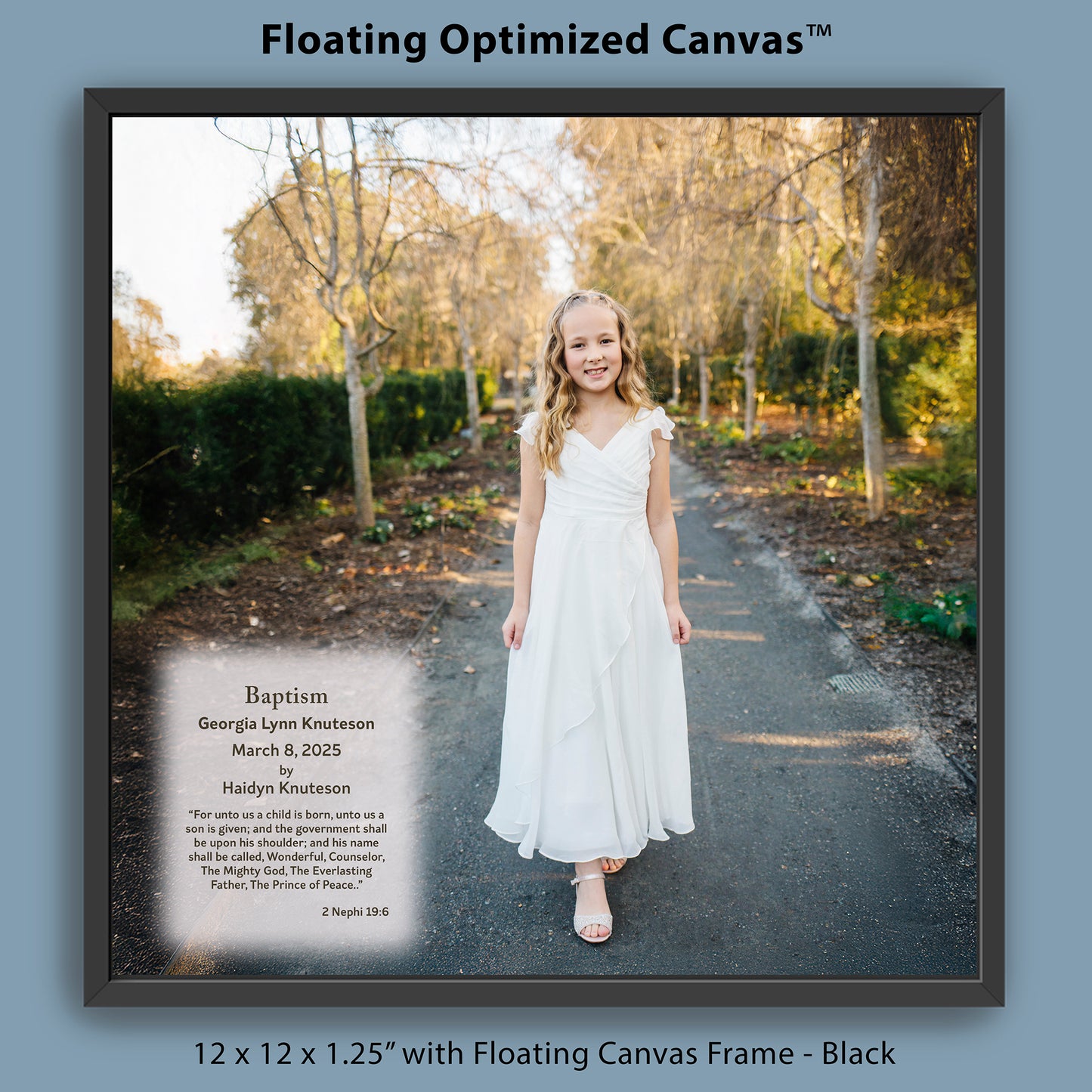 Baptism Canvas