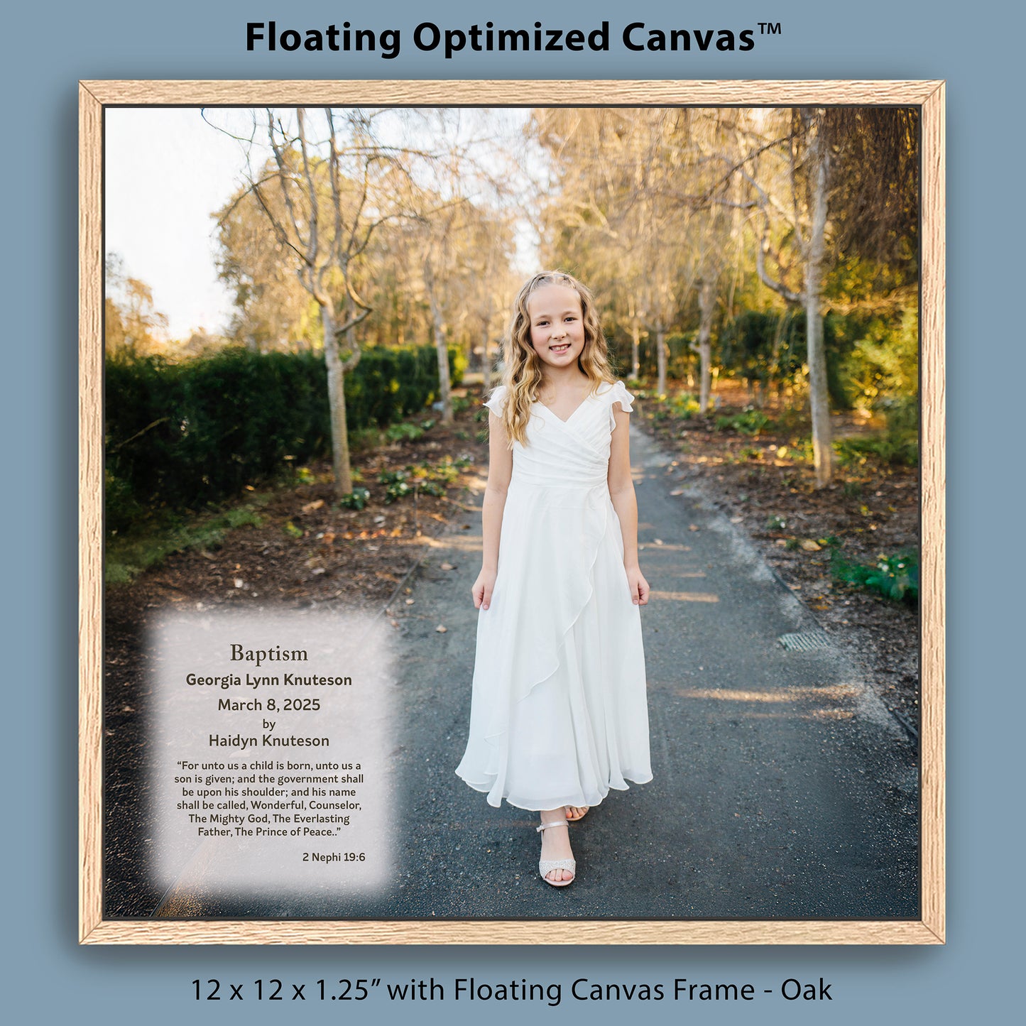 Baptism Canvas