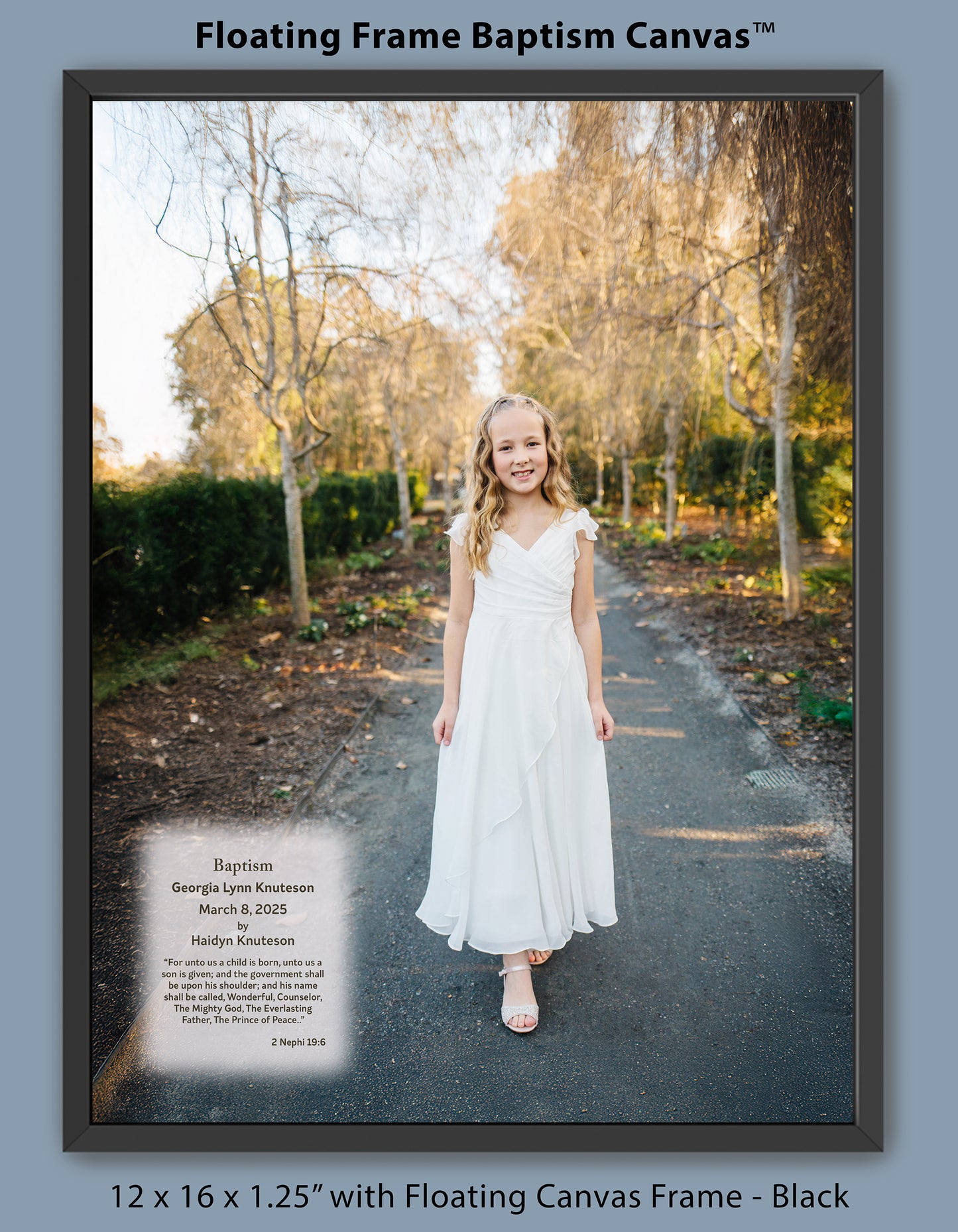 Baptism Canvas