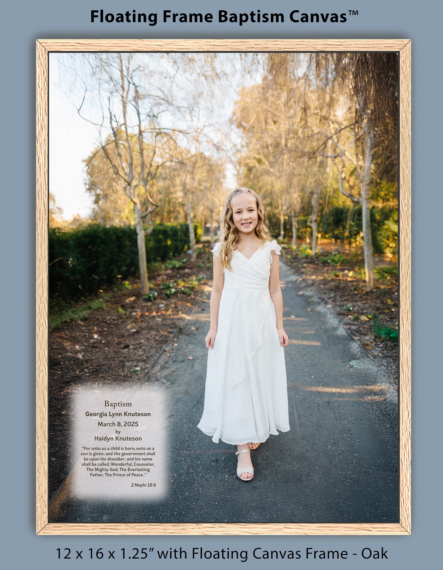 Baptism Canvas