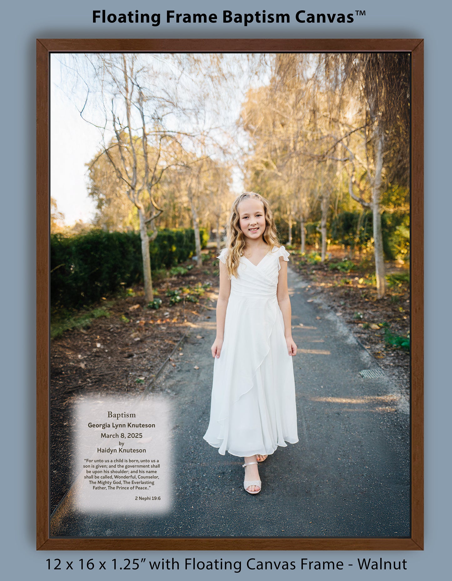 Baptism Canvas