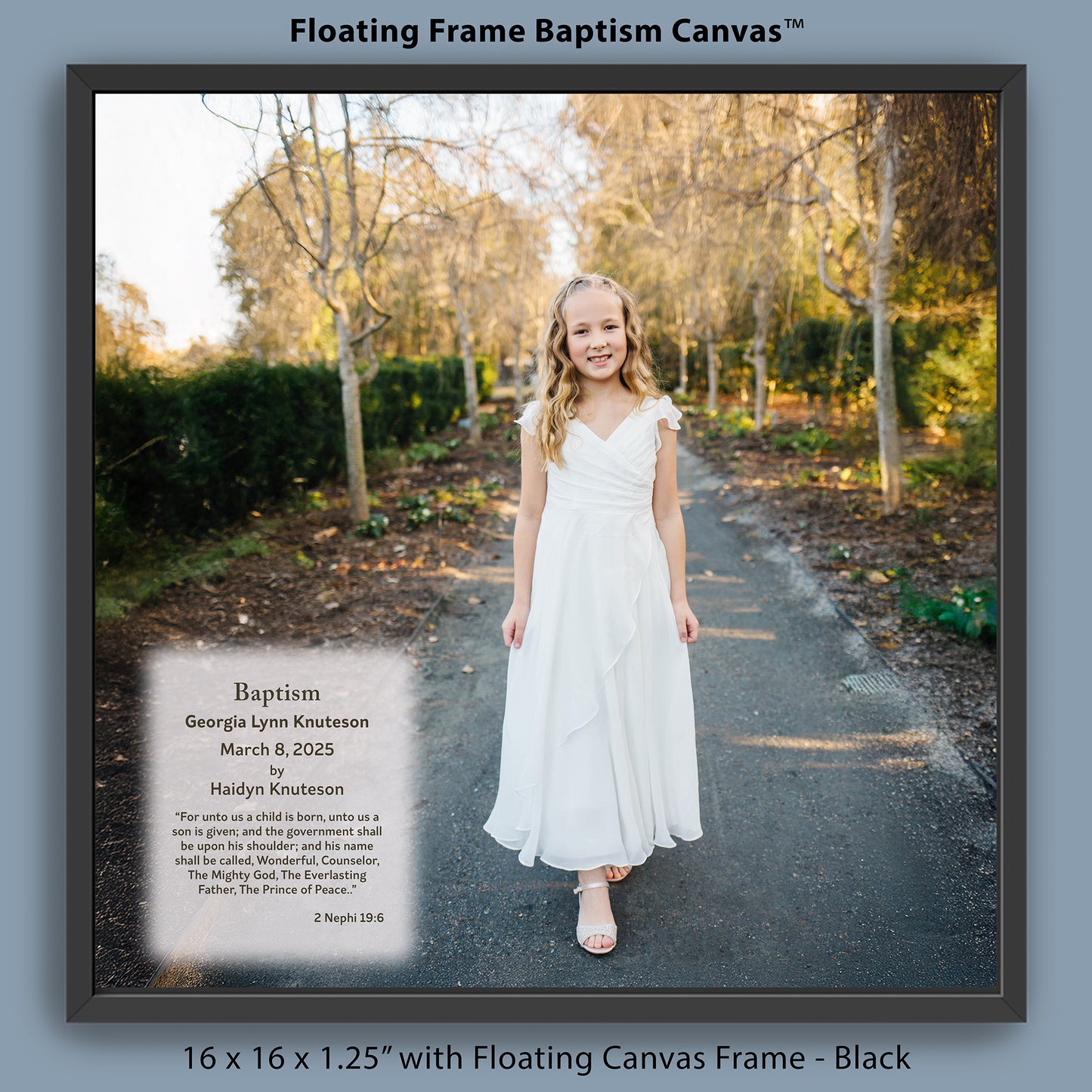 Baptism Canvas