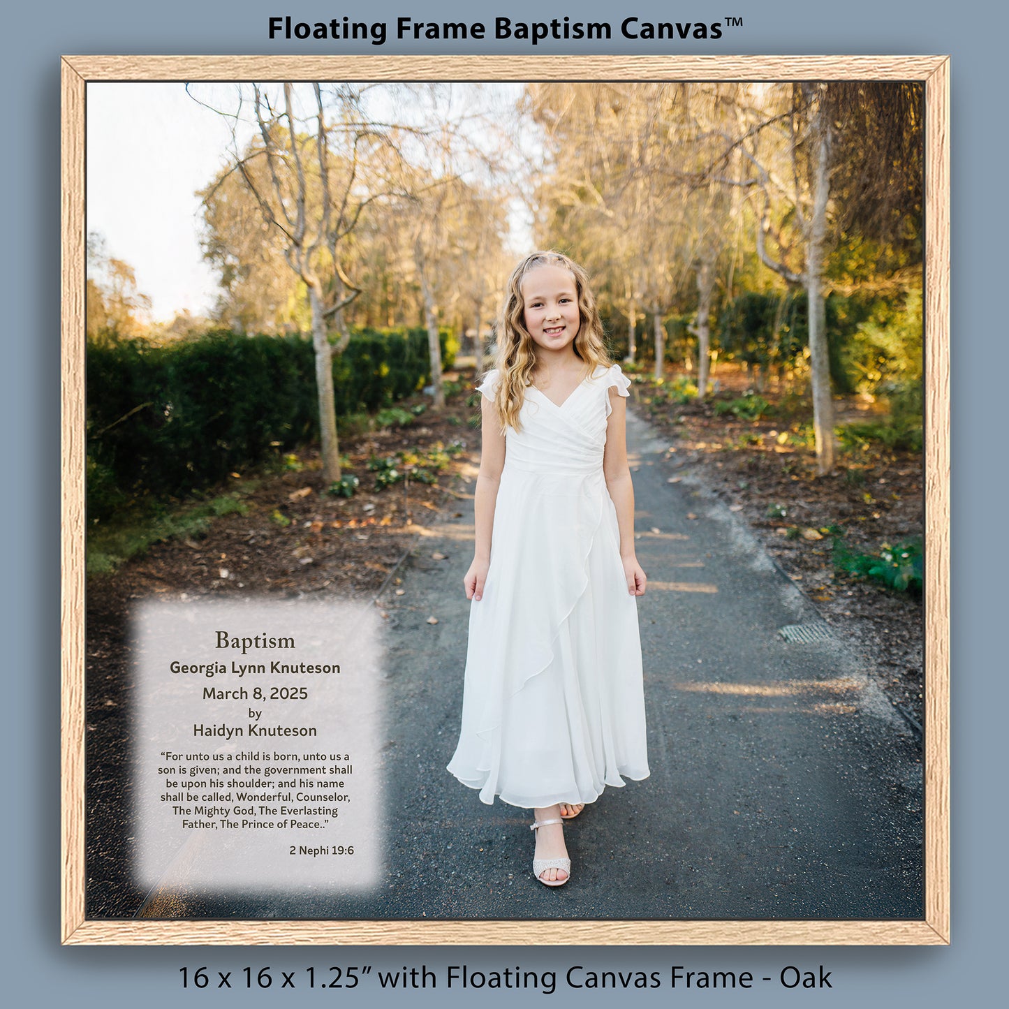 Baptism Canvas