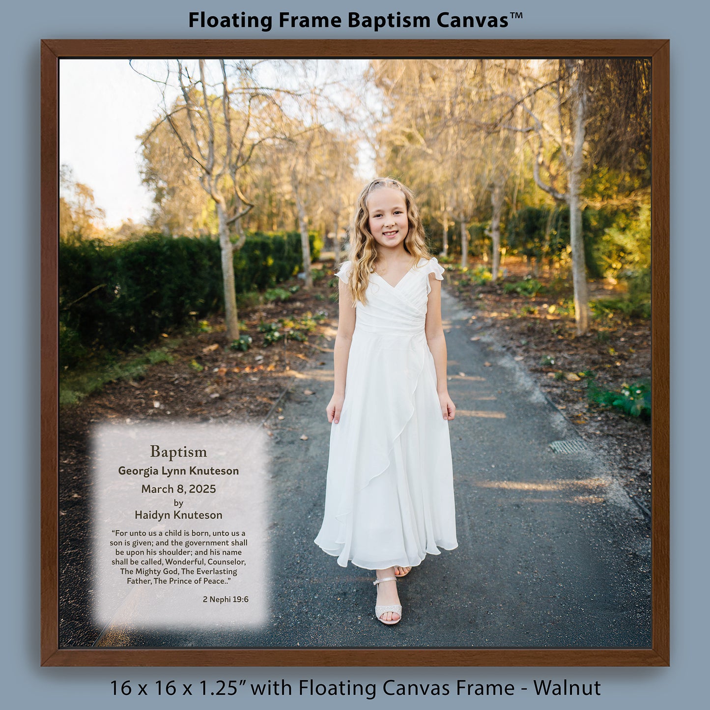 Baptism Canvas