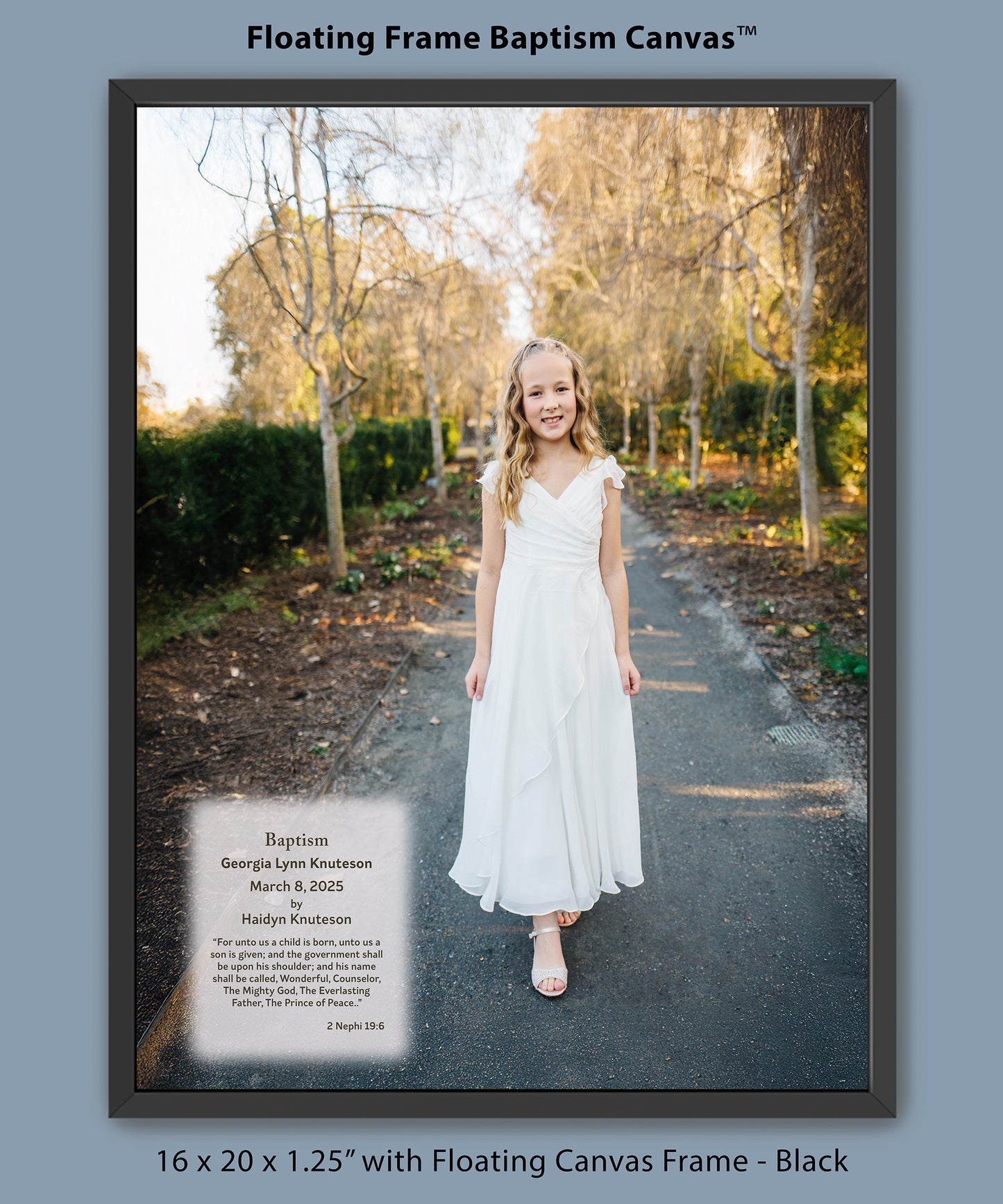 Baptism Canvas