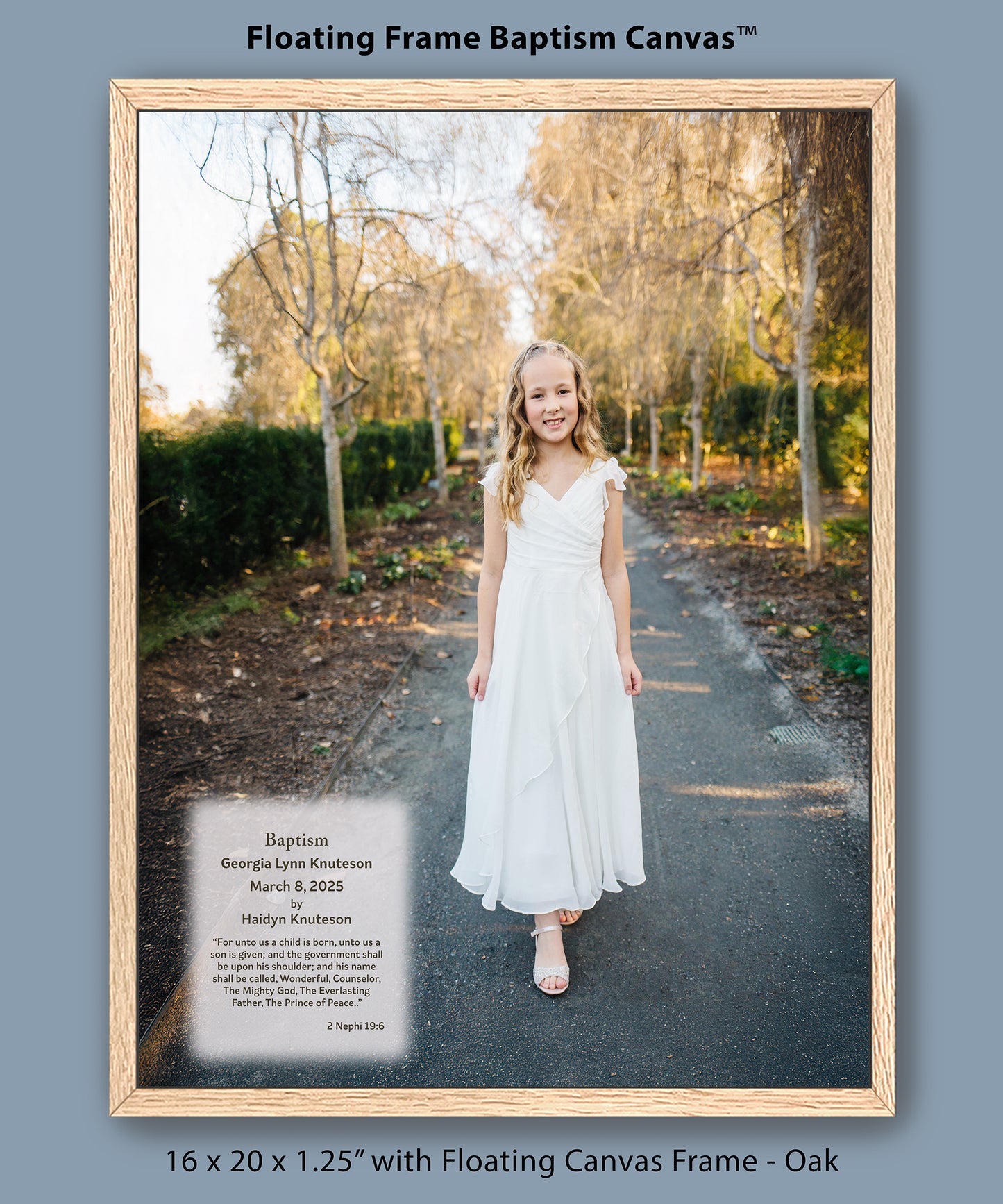 Baptism Canvas