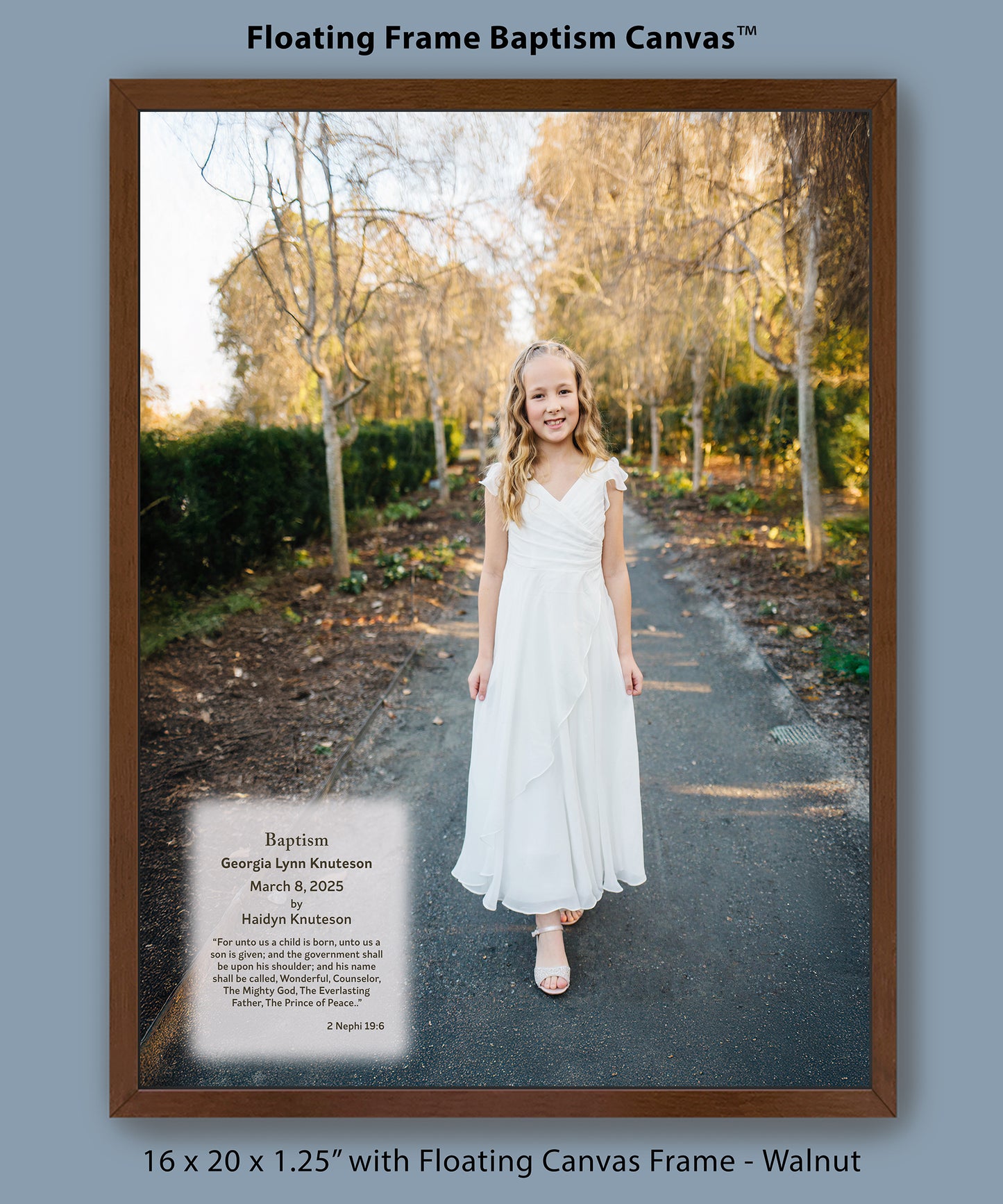Baptism Canvas