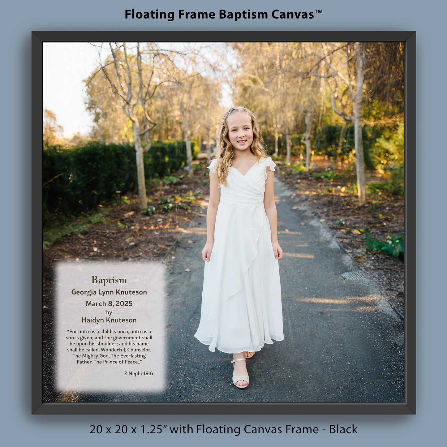 Baptism Canvas