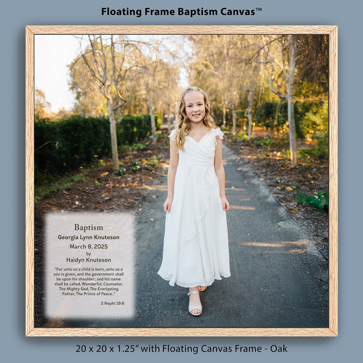 Baptism Canvas