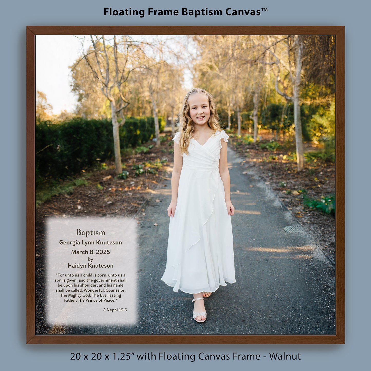 Baptism Canvas