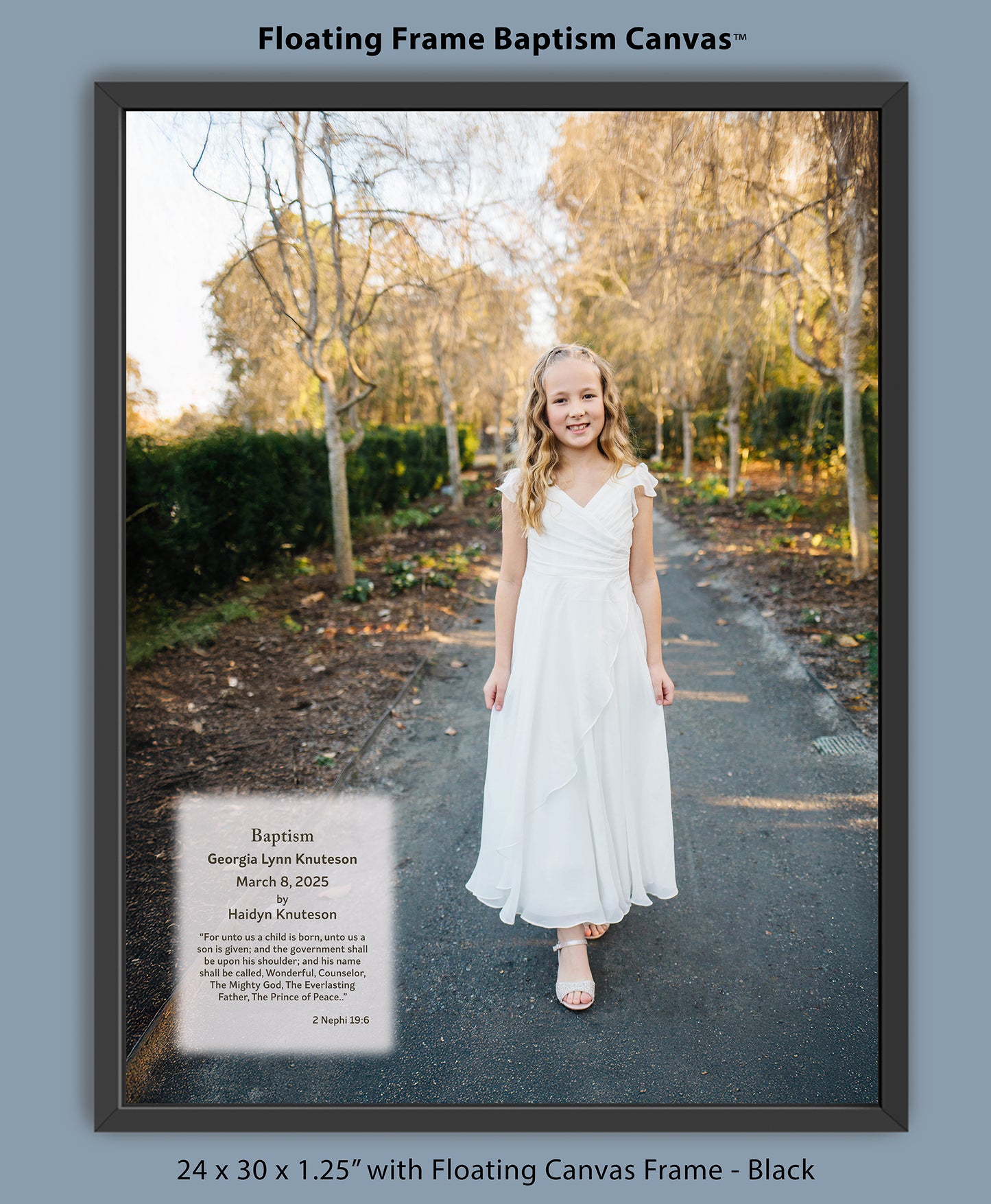 Baptism Canvas