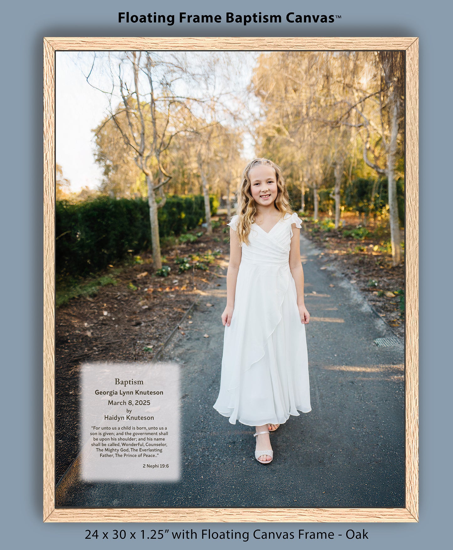 Baptism Canvas