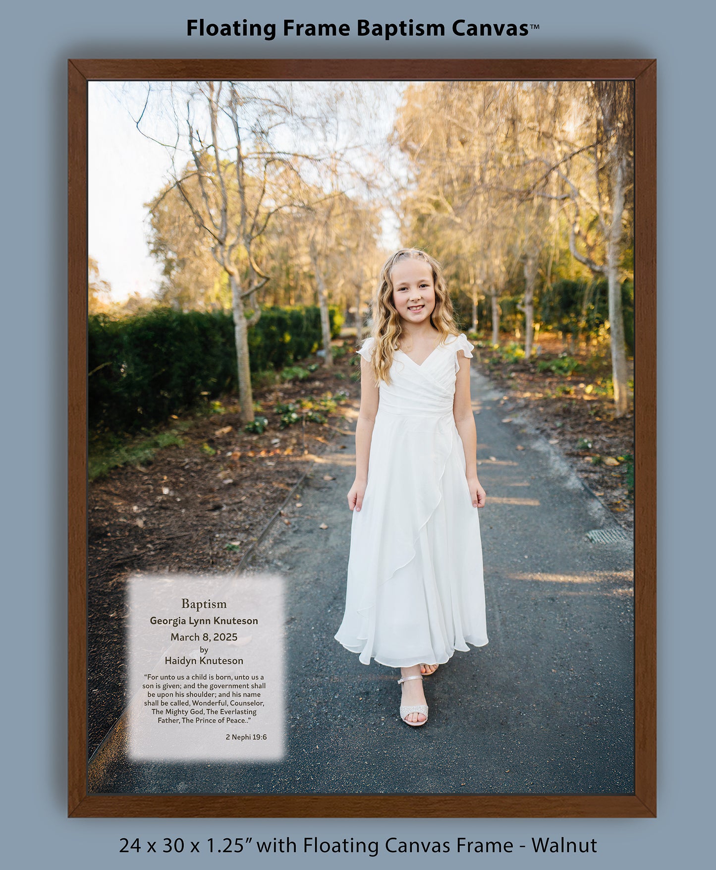 Baptism Canvas