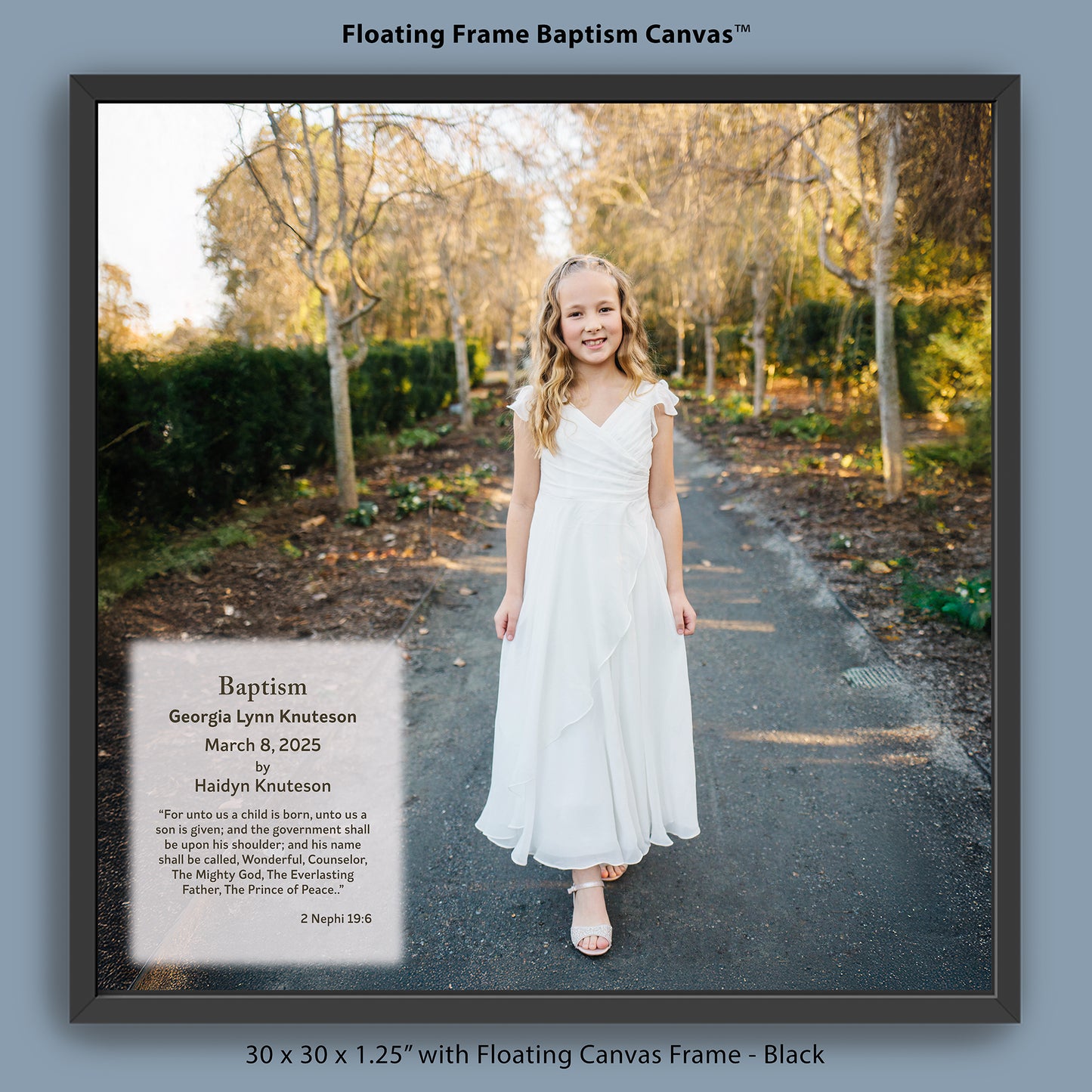 Baptism Canvas