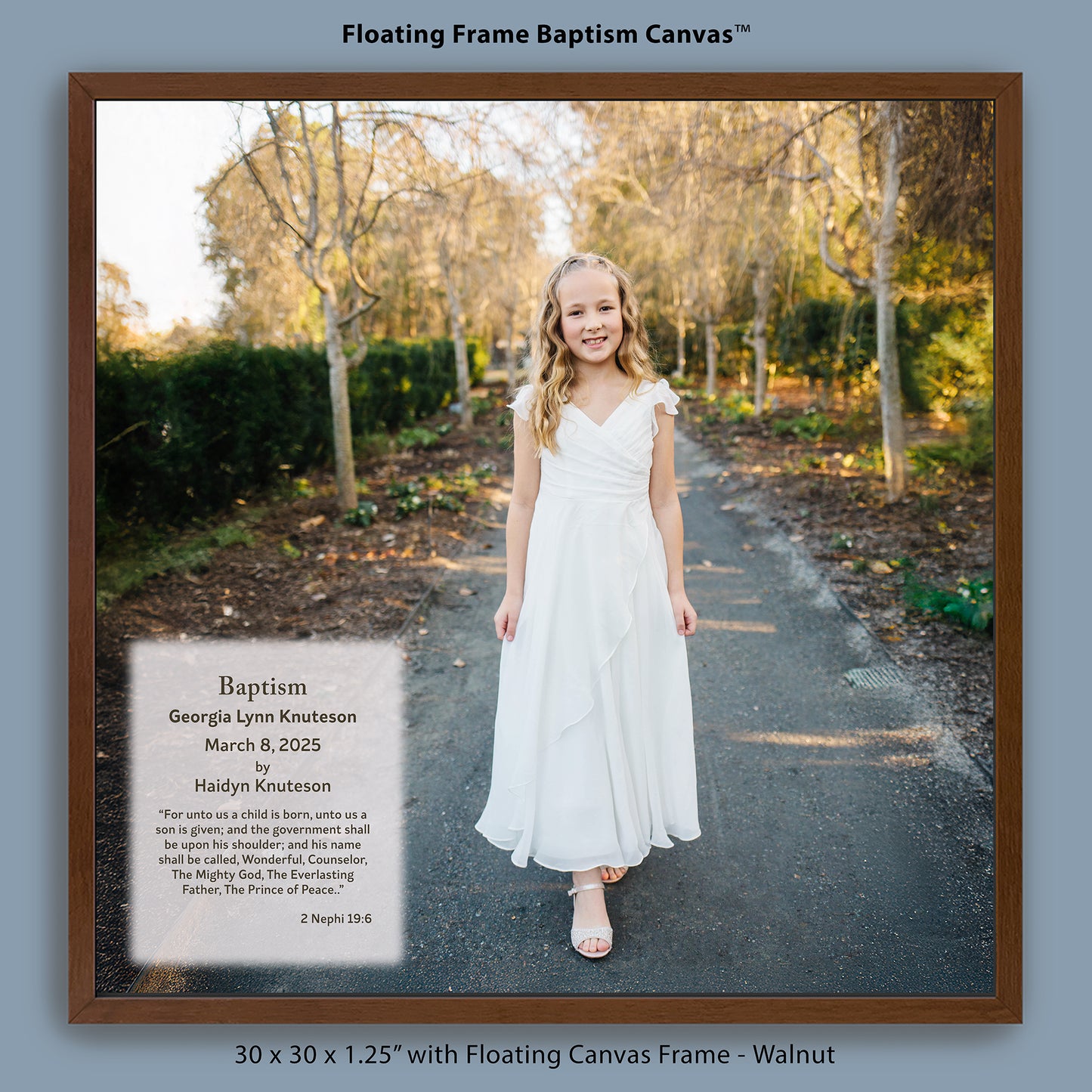 Baptism Canvas