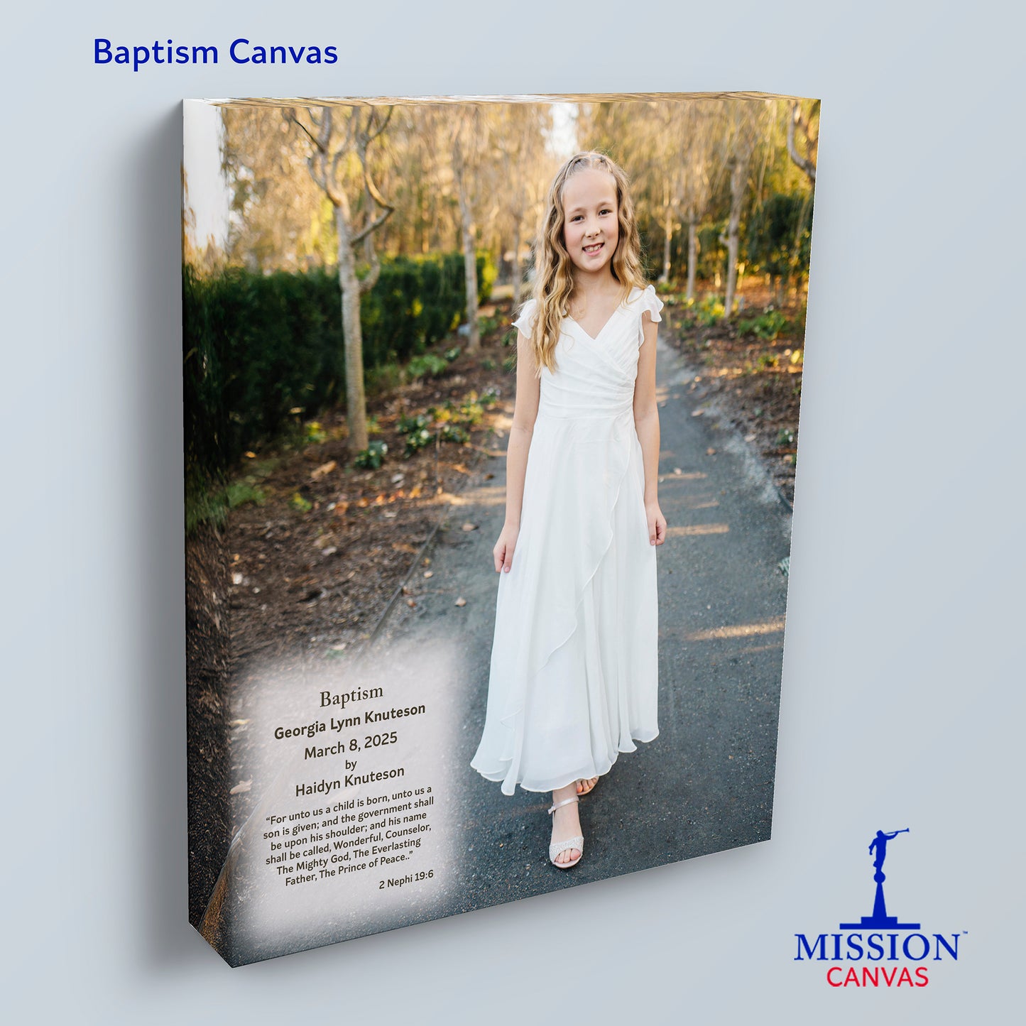 Baptism Canvas