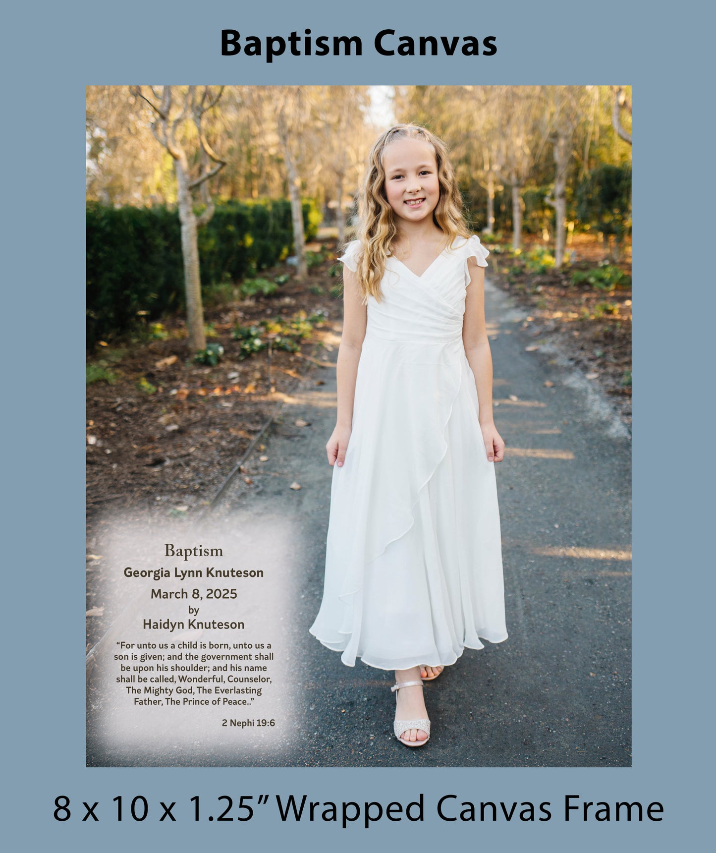 Baptism Canvas