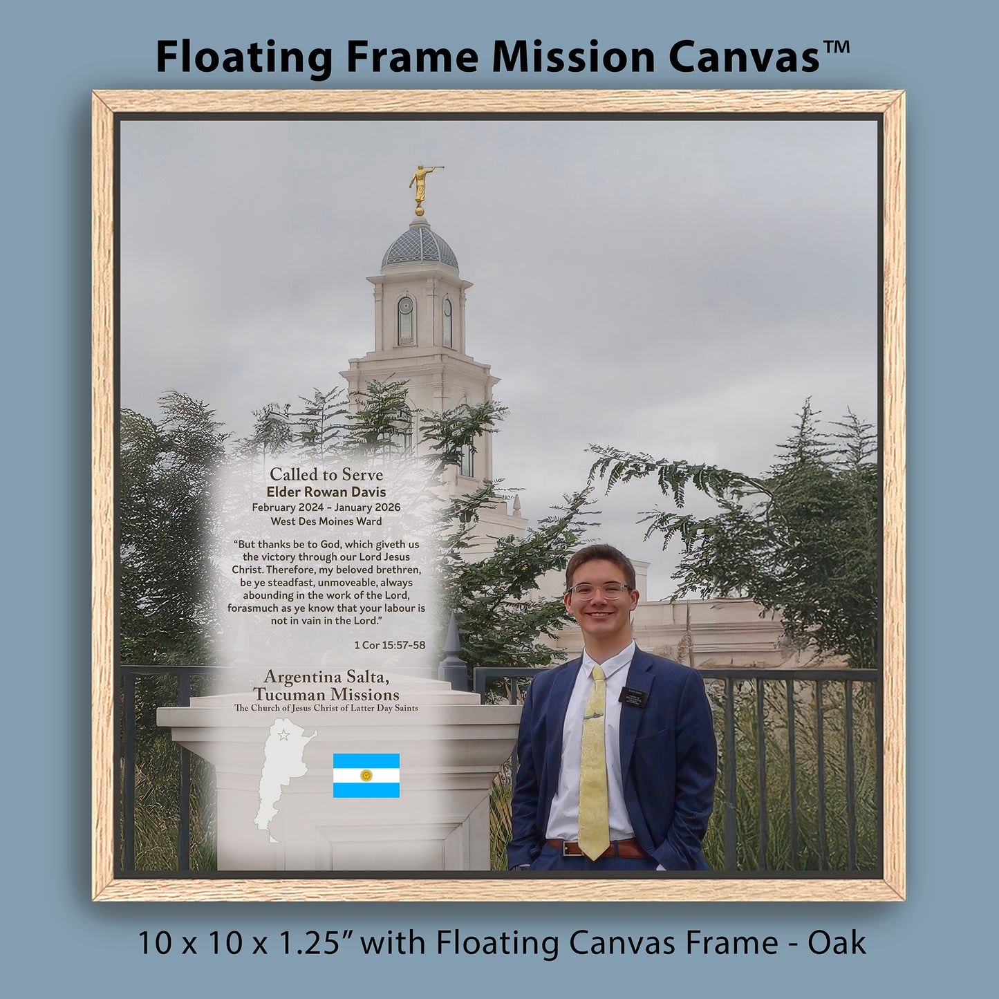 Floating Frame Mission Canvas™ - Trophy Canvas