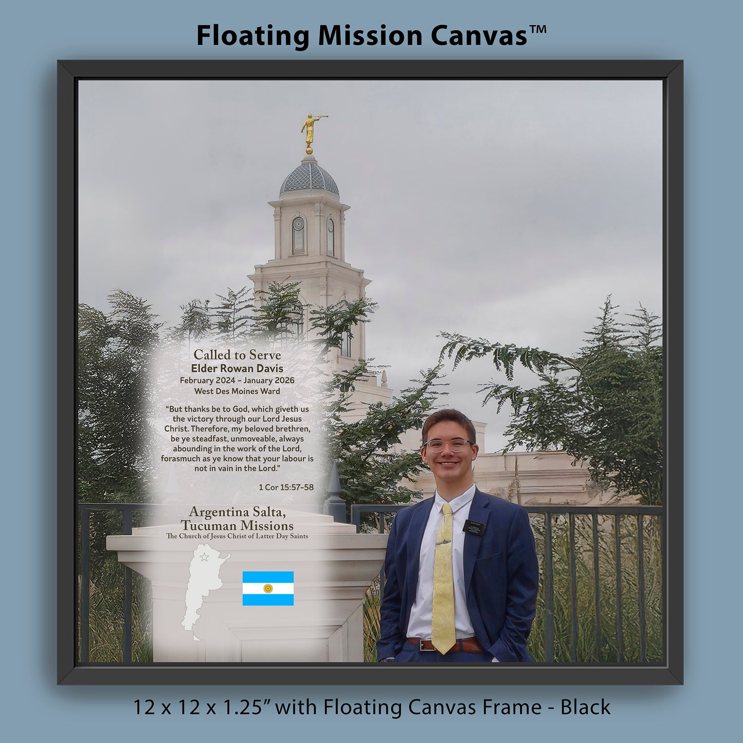 Floating Frame Mission Canvas™ - Trophy Canvas