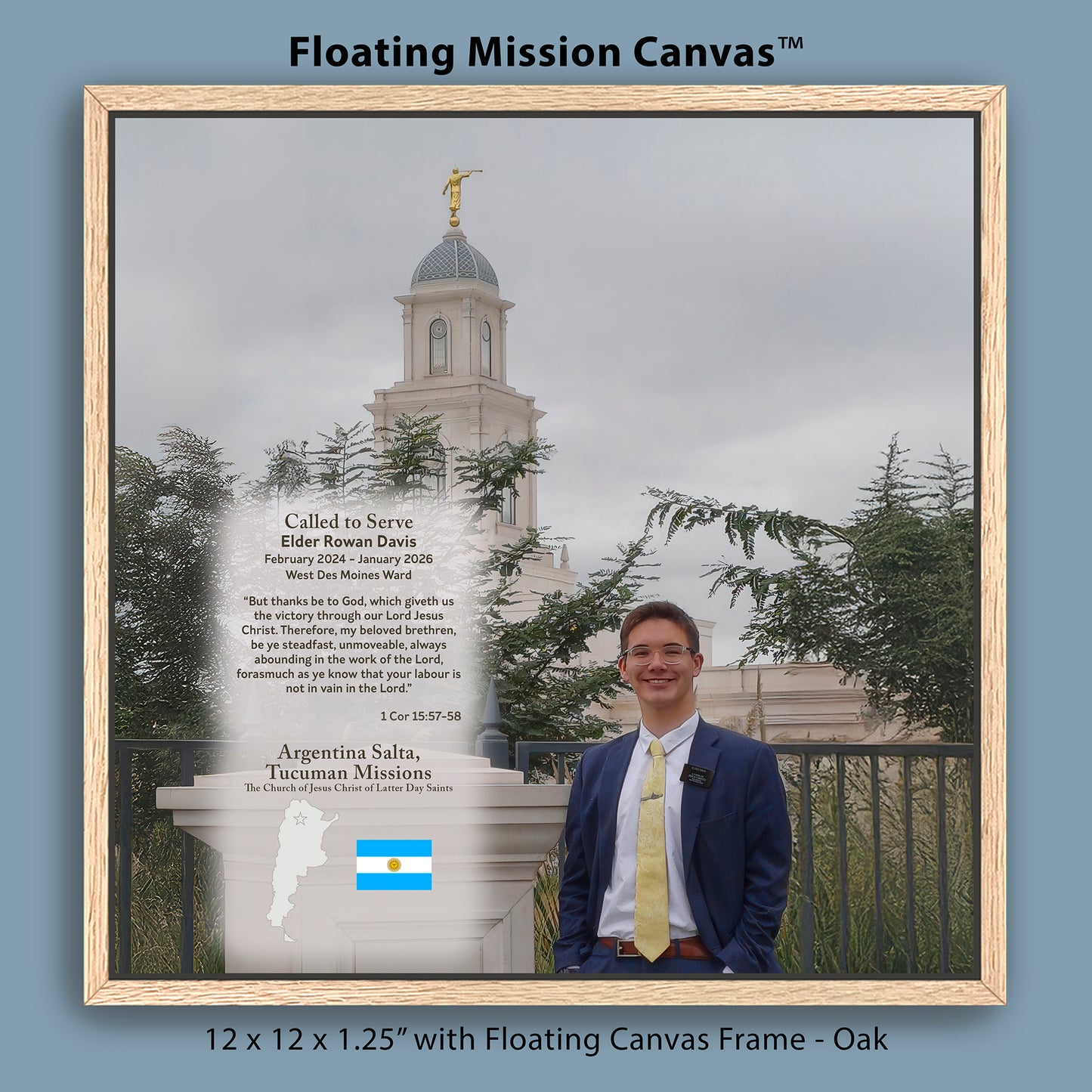Floating Frame Mission Canvas™ - Trophy Canvas